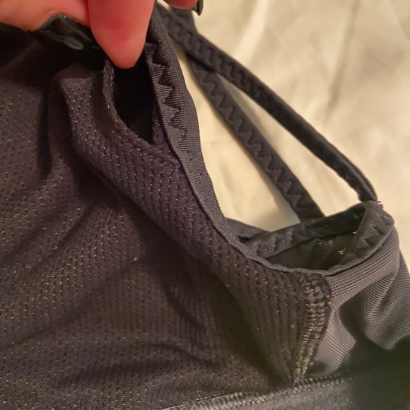 (CLOSET CLOSING FINAL SALE) Athleta Strappy Dark Grey Sports Bra - Picture 3 of 4